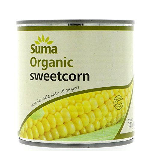 Suma Org Tinned Sweetcorn 326g x 6 (Pack of 6)