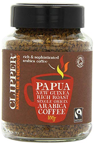Clipper Instant Coffee - Papua New Guinea 100g (Pack of 4)