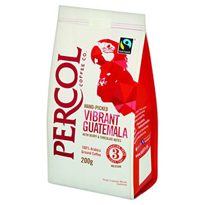 Percol FT Vibrant Guatemala Ground Coffee 200 g (Pack of 2 bags)