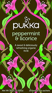 Pukka Peppermint & Licorice Organic Herbal Tea 20S
