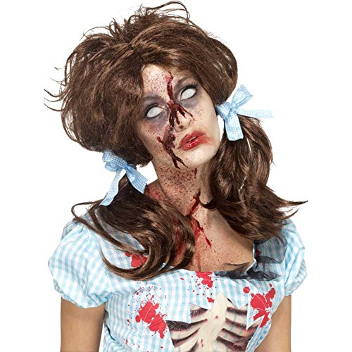Smiffys 46857 Zombie Bloody Country Girl Wig (One Size)