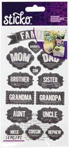 Sticko Chalk Stickers, Family