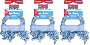 Kong Puppy Goodie Bone W/Rope X-Small (8Cm) Blue/Pink (Random Pick) | Gorpets