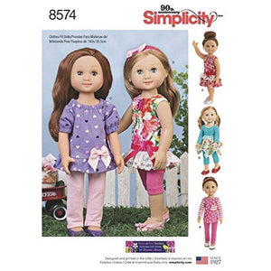 Simplicity Pattern 8574 14 Doll Clothes Sewing Pattern