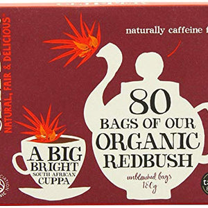 Clipper Organic Infusion Redbush 80 Bag (Pack of 4)