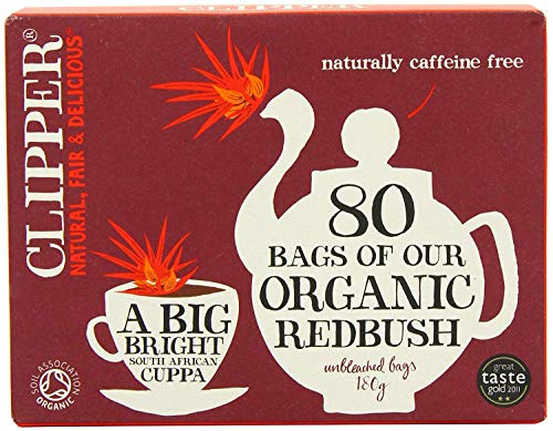 Clipper Organic Infusion Redbush 80 Bag (Pack of 2)