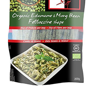 Explore Asian Organic Endamame & Mung Bean Fettucinne 200g (Pack of 6)