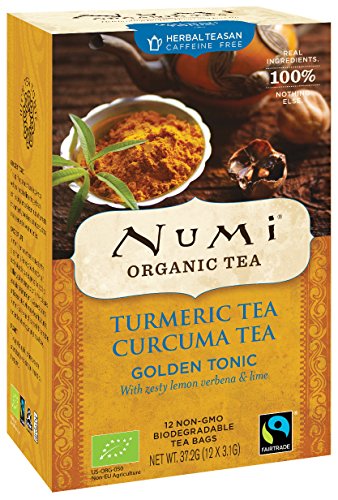 Numi Tea (TURMERIC TEA) Golden Tonic 12ct x 37.2g