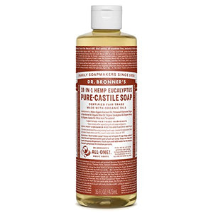 Dr. Bronner's Magic Soaps Pure-Castile Liquid Soap, Eucalyptus, 473ml