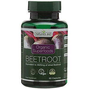 Natures Aid Organic Beetroot Capsules, Equivalent to 4620 mg Dried Beetroot, Vegan, 60 Capsules pack -2