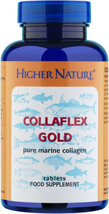 Higher Nature Collaflex Marine Collagen Supplement, Gold Pure - Pack of 90 Tablets