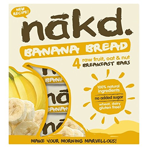 Nakd Bars Banana Oatmeal Cakes – Gluten Free, Lactose Free, Vegan, Raw Certified Paléo | 4 | Nakd Bars