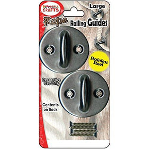 Pepperell Rope Railing Guides 2/Pkg-Large