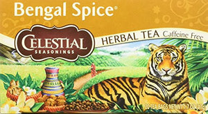 Celestial Seasonings Herbal Tea - Bengal Spice - Caffeine Free - 20 Bags -Pack of 6