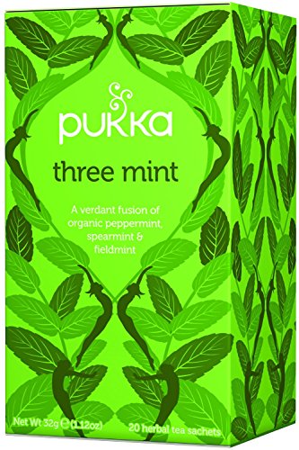 Pukka Herbs Three Mint Tea 20 sachet X 5 (Pack of 5)