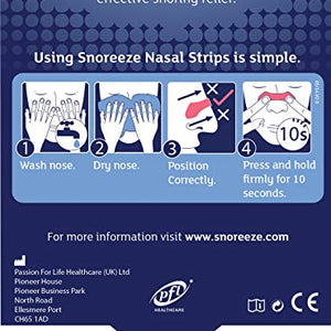 Snoreeze Nasal Strips Small/ Medium Pack of 20