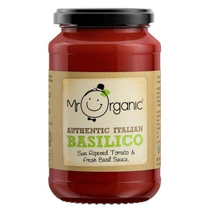 Mr Organic Org Basilico Pasta Sauce 350g X 5 (Pack of 5)