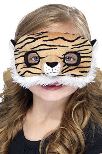 Smiffys Child Plush Eyemask, Tiger