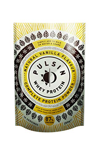 Pulsin Natural Vanilla Flavoured Protein Powder, 250 g