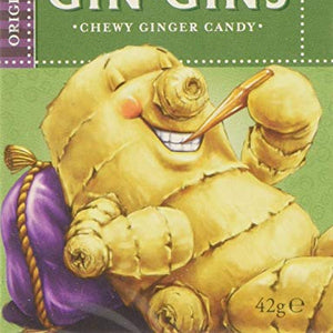 GINGER PEOPLE (THE ) Ginger Chews - Gin Gins 42g (PACK OF 1)
