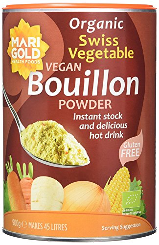 Marigold Organic Vegetable Bouillon Powder 900g (Pack of 2)
