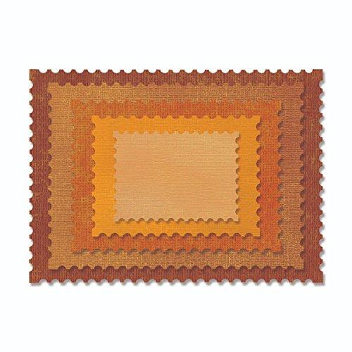 Sizzix Thinlits Die Set - 662696 Stacked Postage by Tim Holtz