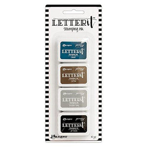 Ranger 1 Letter It Stamping Ink Set