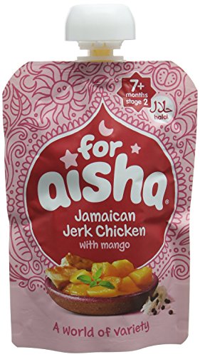 For Aisha Jamaican Jerk Chicken with Mango 130 g (Pack of 6)