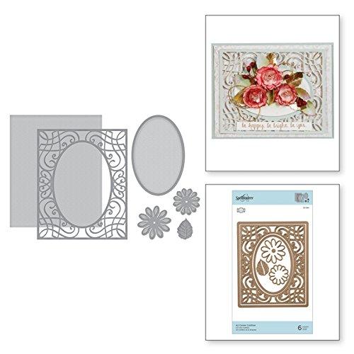 Spellbinders S5-364 Card Creator A2 Corner Cotillion Etched/Wafer Thin Dies