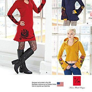 Simplicity Creative Patterns 1251 Misses' Knit Dress, Tunic and Top, Size: P5 12-14-16-18-20
