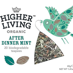 Higher Living After Dinner Mint Tea Bags