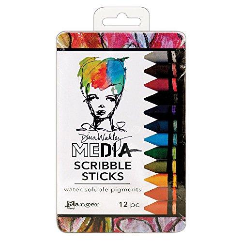 Ranger - Dina Wakley Media - Scribble Sticks - 2018 Release
