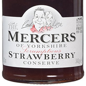 Mercers Strawberry Conserve 340 g (Pack of 6)