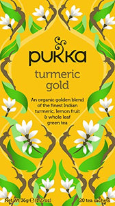 PUKKA HERBAL AYURVEDA Organic Turmeric Gold 20bags (PACK OF 1)