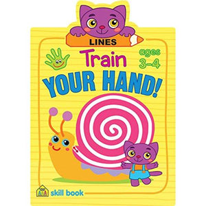 School Zone Train Your Hand Skill Book, Lines