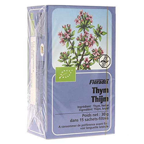 Floradix Thyme Herbal Tea 15 Bag (Pack of 4)