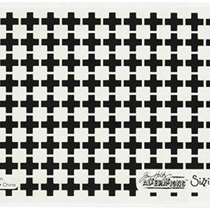 Sizzix 661203 Texture Fades Embossing Folder Plus Sign by Tim Holtz