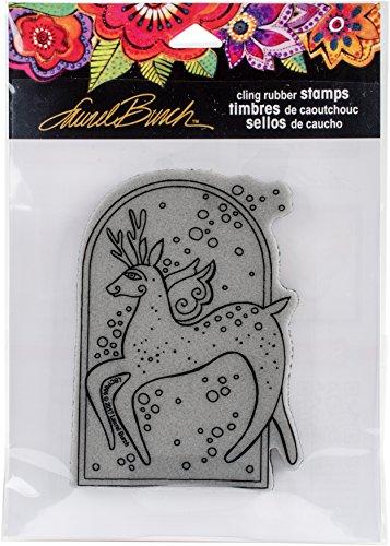 STAMPENDOUS LBCP006 Cling Stamp Reindeer Spirit