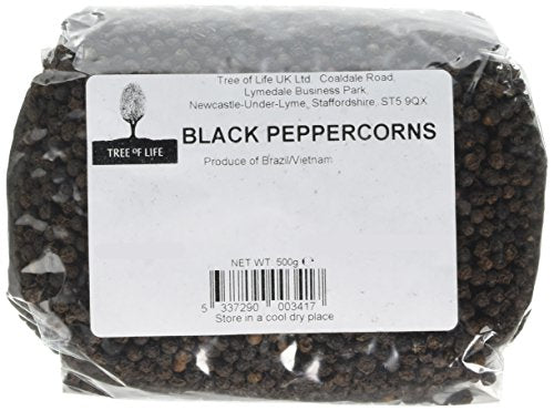 Tree of life black peppercorns 500 gm