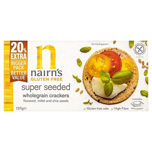 Nairns Gluten Free Seeded Crackers, 137 g