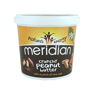 Meridian Nat Crunchy Peanut Butter 1000g X 2 (Pack of 2)