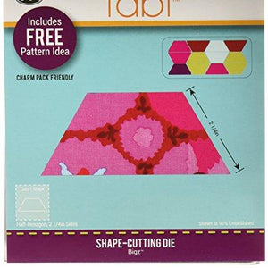 Sizzix Bigz Die, Half-Hexagon, 2-1/4 Sides