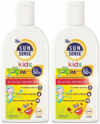 SunSense SPF 50 Plus Kids Sunscreen, 125 ml - Pack of 2 bottles