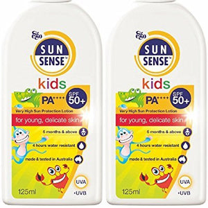 SunSense SPF 50 Plus Kids Sunscreen, 125 ml - Pack of 2 bottles