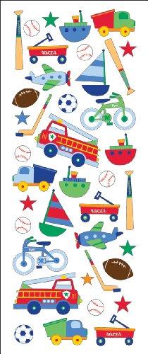 Sticko Puffy Classic Stickers: Toys For Boys