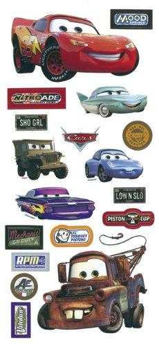 Sandylion Cars Sticker, 5.5 by 12-Inch, Clear
