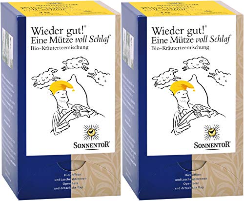 Sonnentor Sweet Dreams Tea 1.5 g (Pack of 2, Total of 36 Double Chamber Bags)