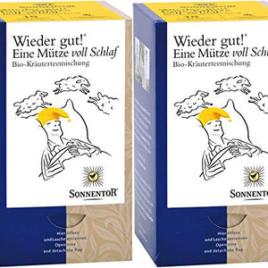 Sonnentor Sweet Dreams Tea 1.5 g (Pack of 2, Total of 36 Double Chamber Bags)