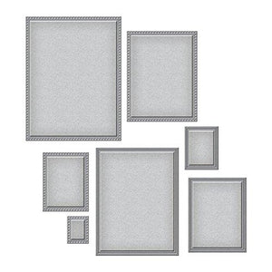 Spellbinders Nestabilities Scored and Pierced Rectangles Etched/Wafer Thin Dies