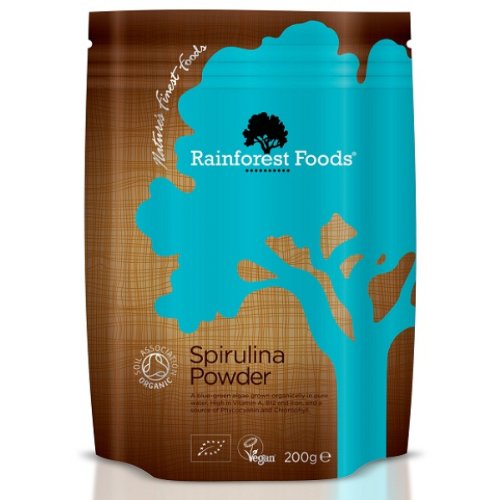Rainforest Foods Organic Spirulina Powder 200g X 2 (Pack of 2)